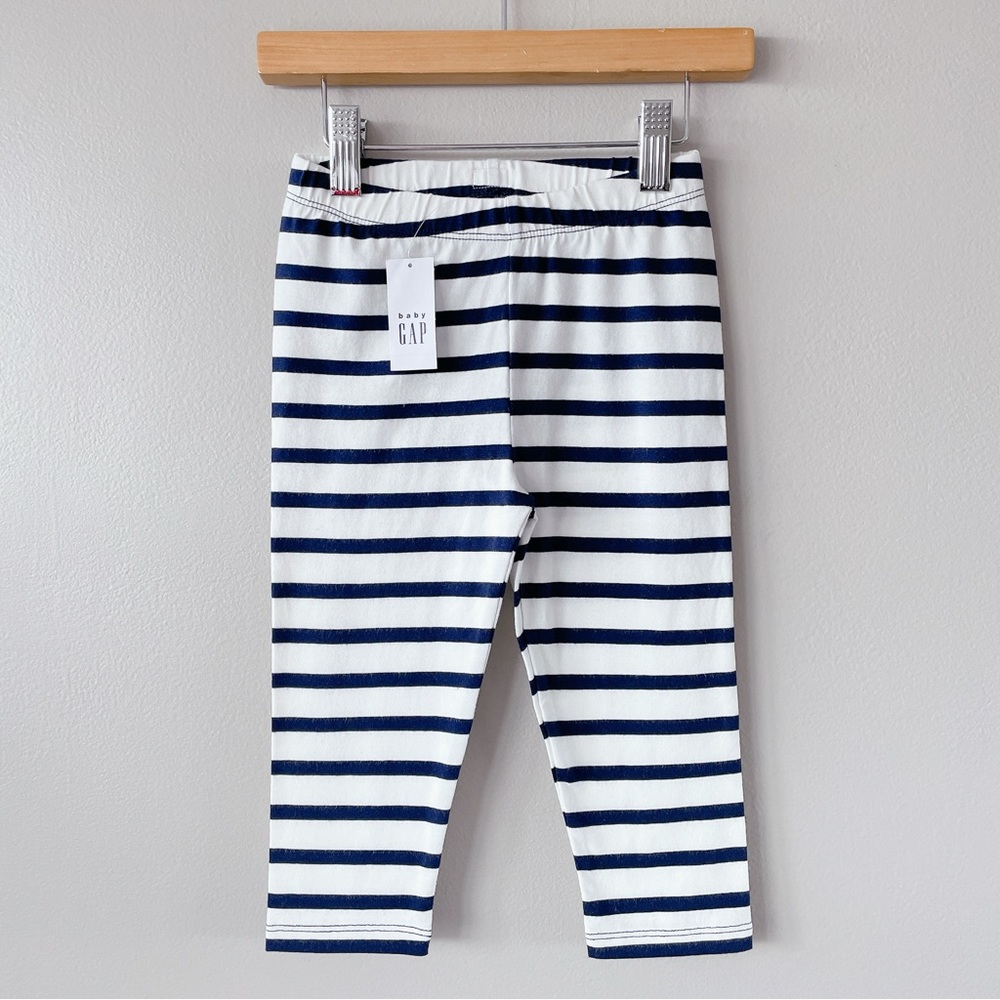 Gap leggings 4T blue stripe NWT unisex pants toddler sweatpants